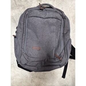 KROSER Laptop Backpack: Fits 17.3 Inch Computer , A-grey-17.3" Padded Back Cargo